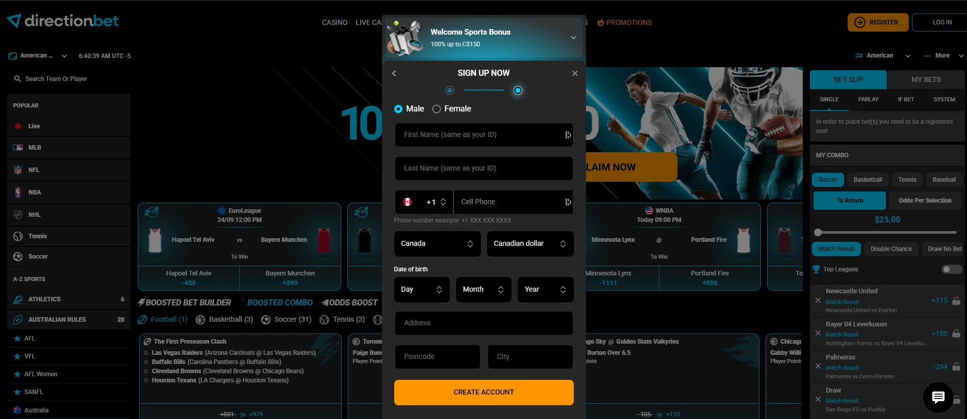 Directionbet legaal casino